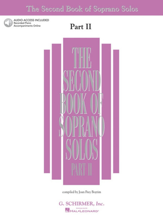 Second Book Of Soprano Solos Pt 2 Bk/Ola