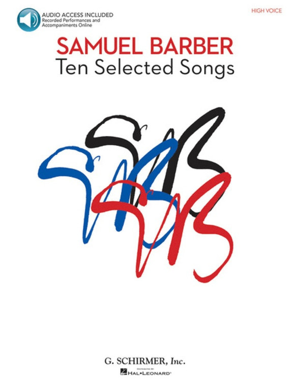 Barber 10 Selected Songs High Voice Bk/Ola