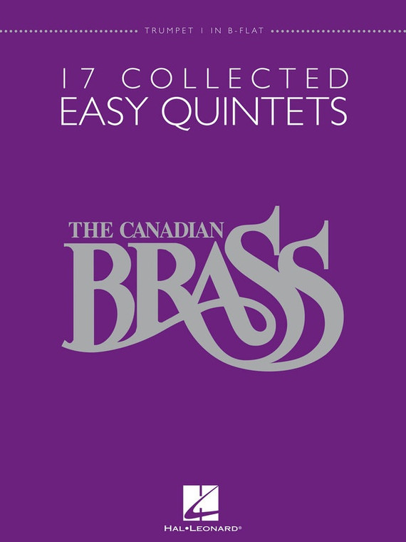 Hal Leonard 17 Collected Easy Quintets Trumpet 1 In B Flat
