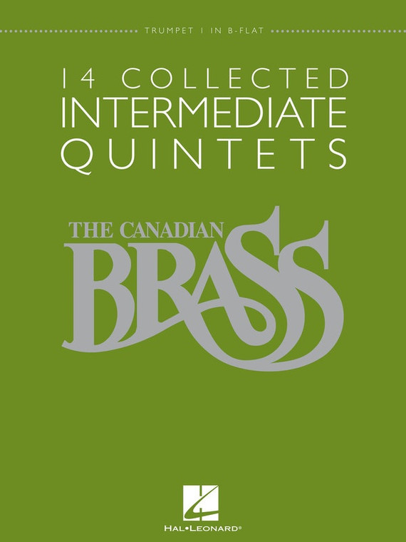 Hal Leonard 14 Collected Intermediate Quintets Trumpet 1 In B Flat