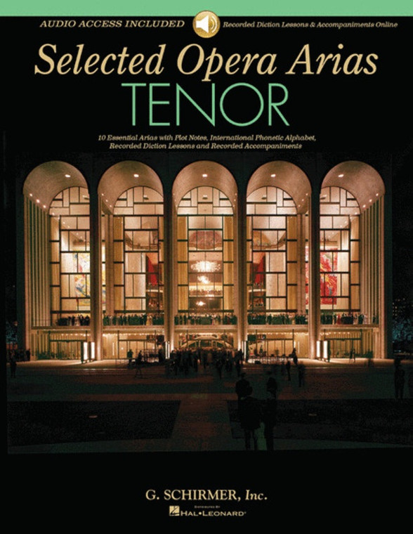 Selected Opera Arias Tenor Diction Lessons Bk/Ola