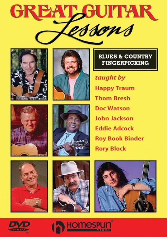 Great Guitar Lessons Blues & Country Fingerpicking Dvd