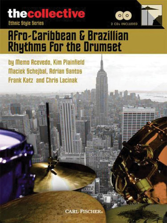 Afro Caribbean & Brazilian Rhythms Drums Bk/Cd