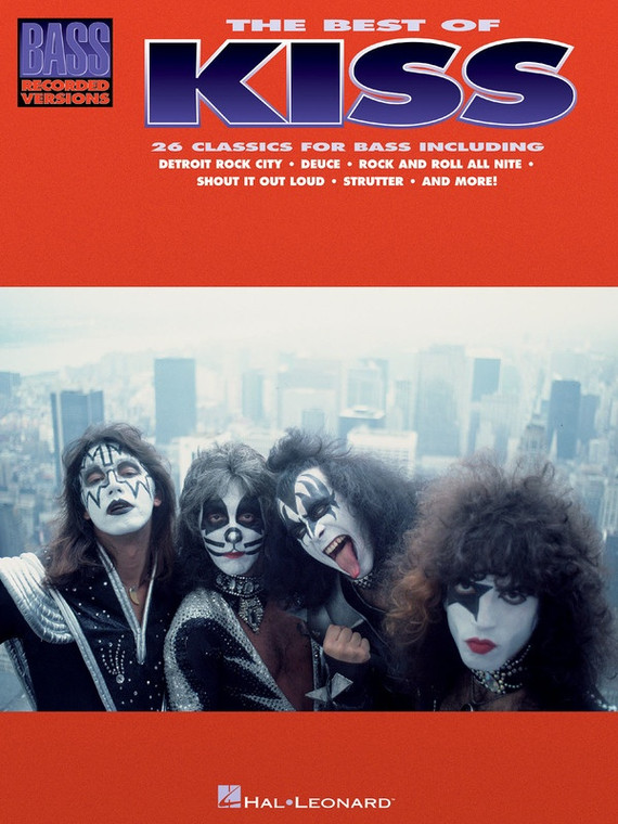 Hal Leonard Best Of Kiss For Bass Guitar Tab Rv