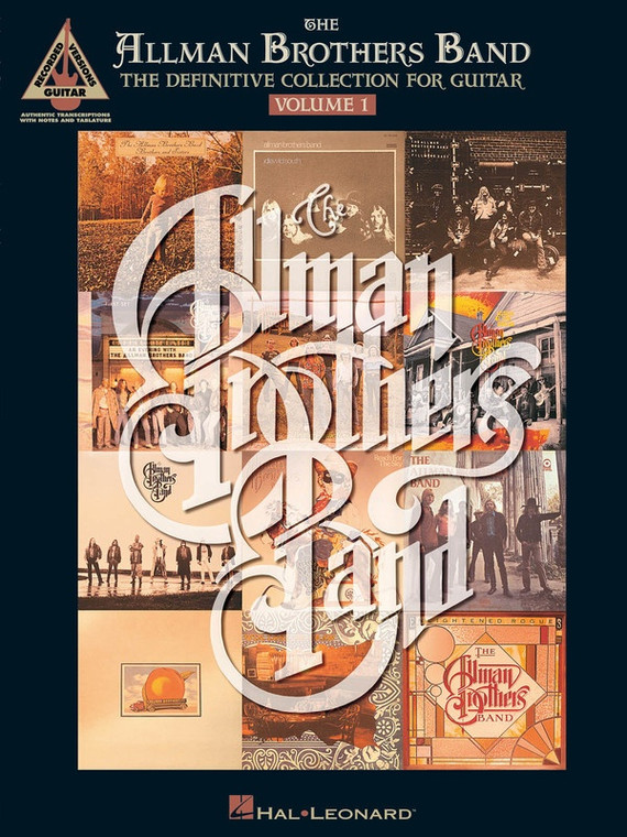 Hal Leonard Allman Brothers Definitive Collection Guitar V1 Tab Rv