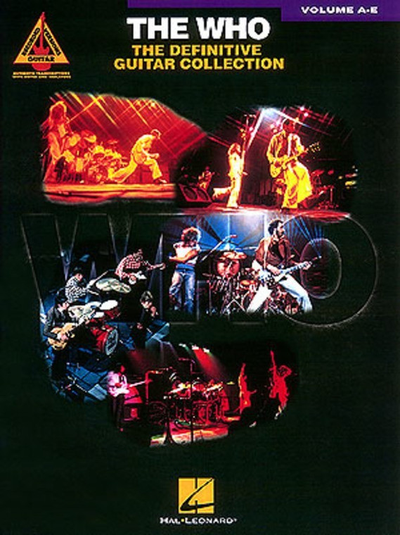 Hal Leonard The Who Definitive Guitar Collection Vol. A E Guitar Tab