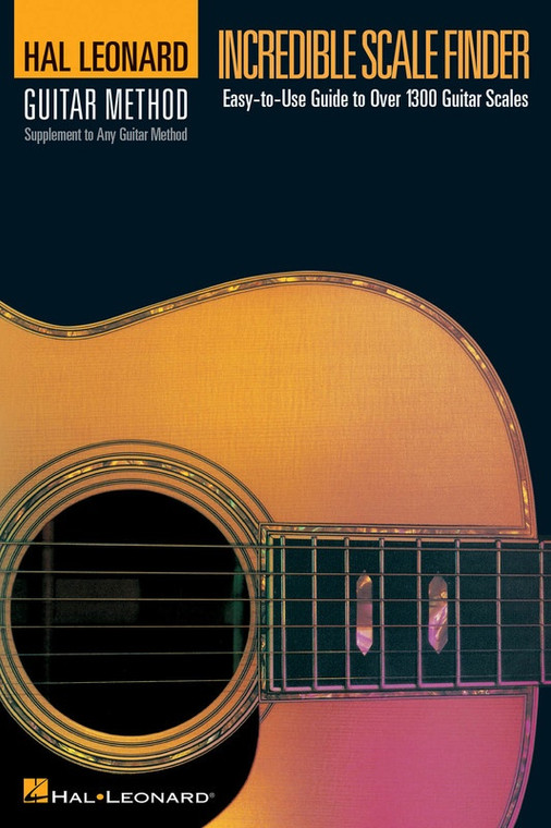 Hal Leonard Incredible Scale Finder A Guide To Over 1,300 Guitar Scales 6 X 9 Ed. Guitar Method