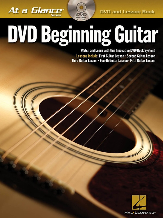 Hal Leonard Beginning Guitar At A Glance Dvd/Book Pack