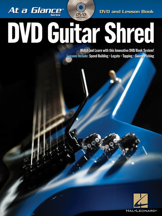 Hal Leonard At A Glance Guitar Shred Bk/Dvd