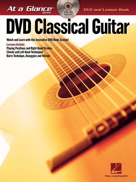 Hal Leonard Classical Guitar At A Glance Dvd/Book Pack