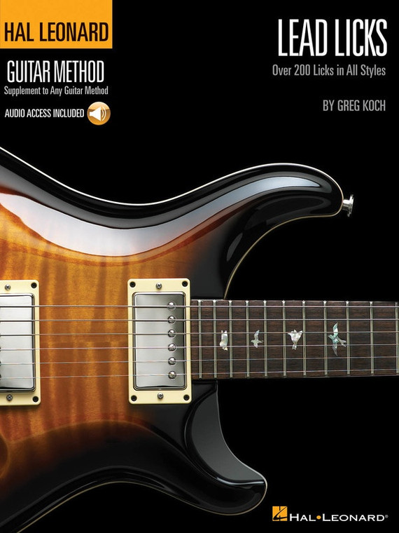 Hal Leonard Hl Guitar Method Lead Licks Bk/Ola