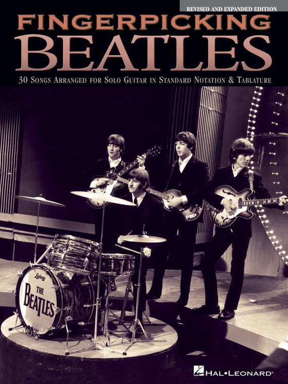 Hal Leonard Fingerpicking Beatles Revised & Expanded Edition 30 Songs Arranged For Solo Guitar In Standard Notation & Tab