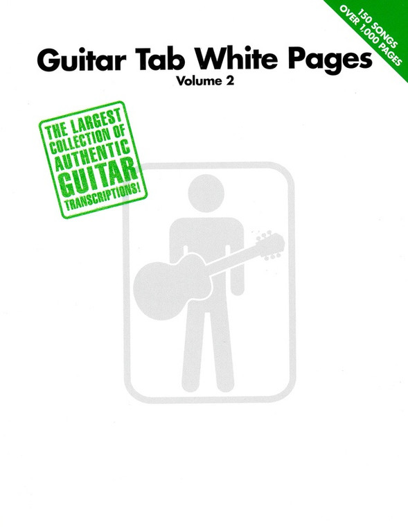 Hal Leonard Guitar Tab White Pages Volume 2 The Largest Collection Of Authentic Guitar Transcriptions