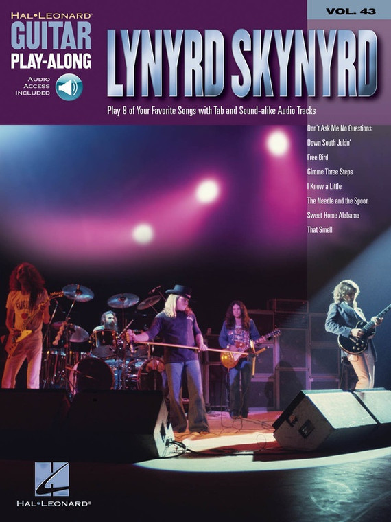 Hal Leonard Lynyrd Skynyrd Guitar Play Along Volume 43