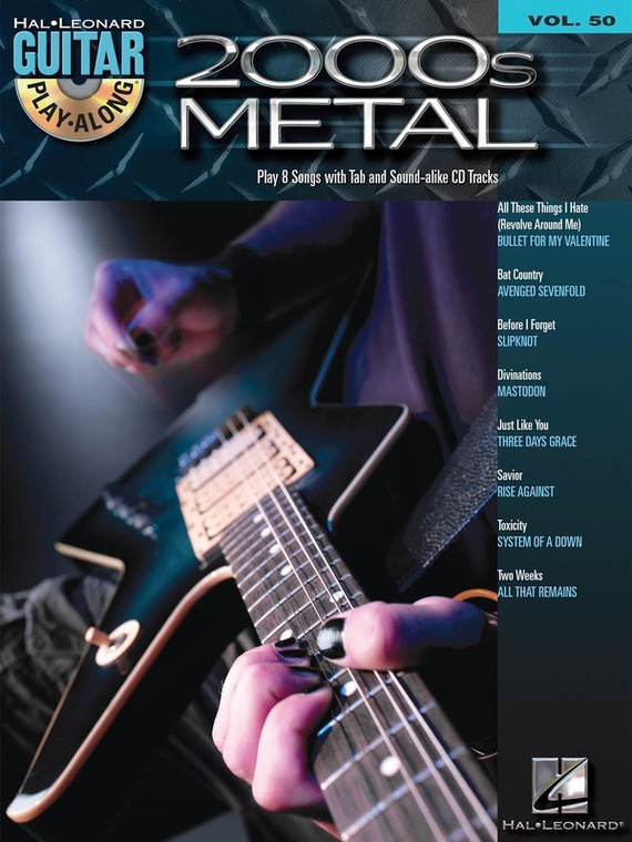 Hal Leonard 2000s Metal Guitar Guitar Play Along Volume 50