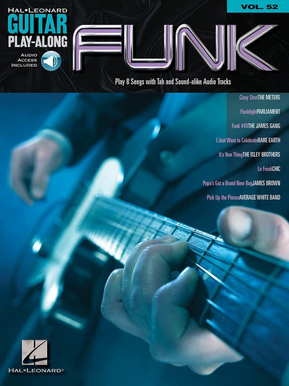 Hal Leonard Funk Guitar Play Along Volume 52