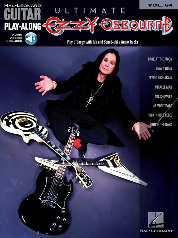 Hal Leonard Ozzy Osbourne Guitar Play Along Volume 64