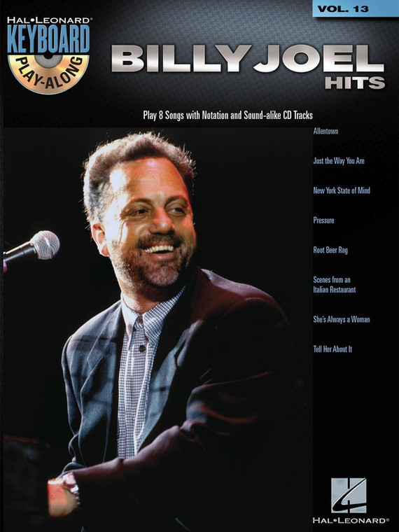 Hal Leonard Billy Joel Hits Keyboard Play Along Volume 13