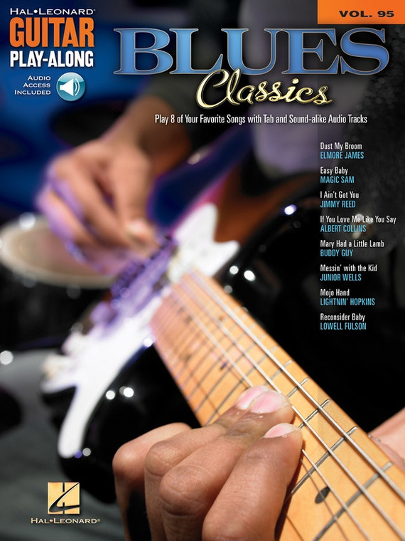 Hal Leonard Blues Classics Guitar Play Along Volume 95