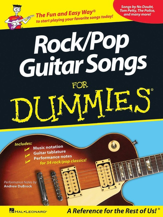 Hal Leonard Rock/Pop Guitar Songs For Dummies Songs By No Doubt, Tom Petty, The Police, And Many More!