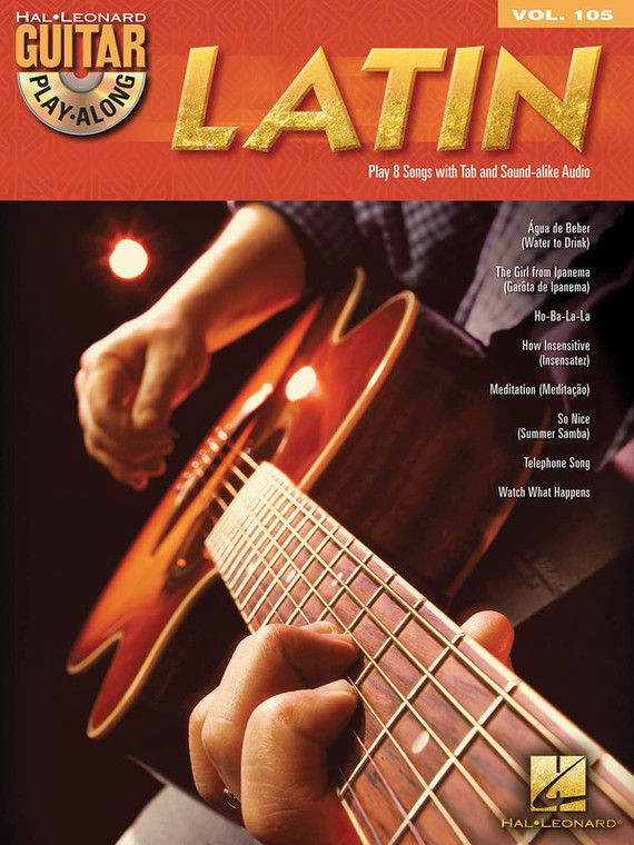 Hal Leonard Latin Guitar Playalong V105 Bk/Cd