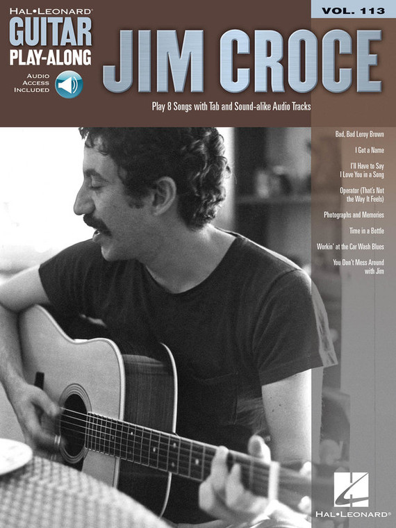 Hal Leonard Jim Croce Guitar Playalong V113 Bk/Ola
