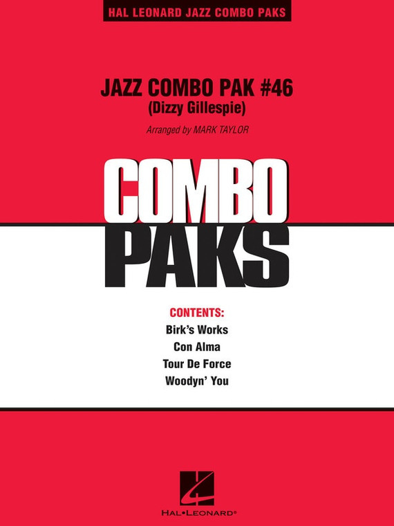 Hal Leonard Jazz Combo Pak No 46 Dizzy Gillespie Gr3 Sc/Pts