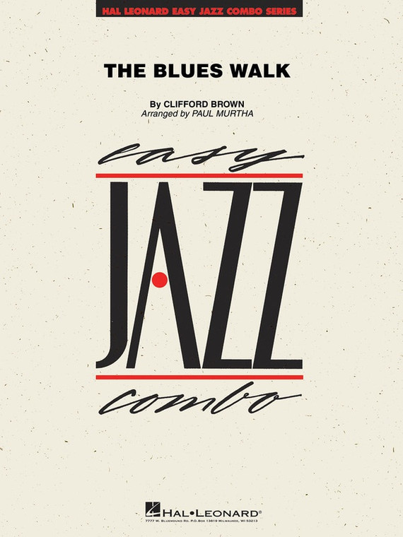 Hal Leonard The Blues Walk Jazz Combo Gr 2 Sc/Pts