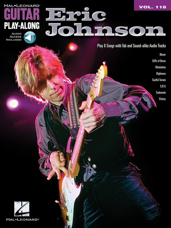 Hal Leonard Eric Johnson Guitar Playalong V118 Bk/Ola