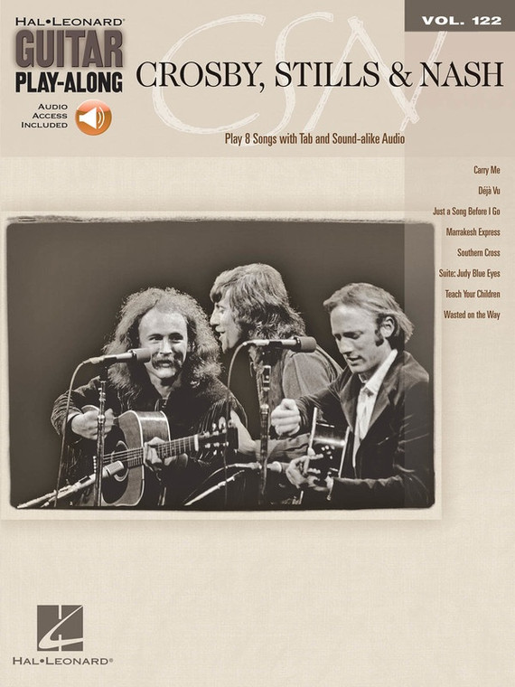 Hal Leonard Crosby, Stills & Nash Guitar Play Along Volume 122