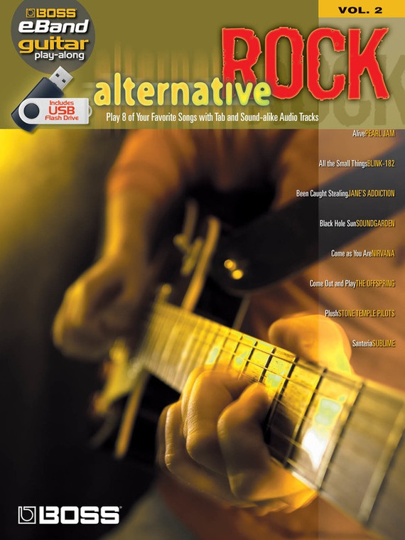 Hal Leonard Alternative Rock Boss E Band Guitar Play Along Volume 2