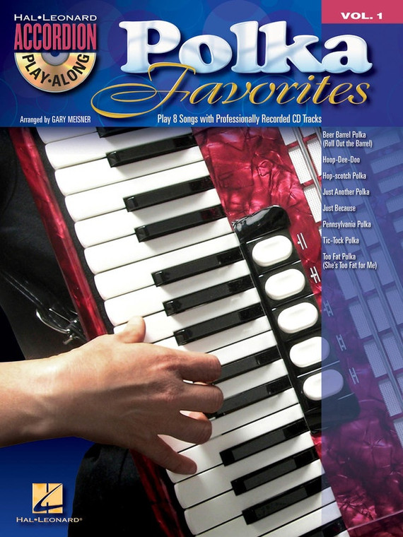 Hal Leonard Polka Favorites Accordion Play Along Volume 1
