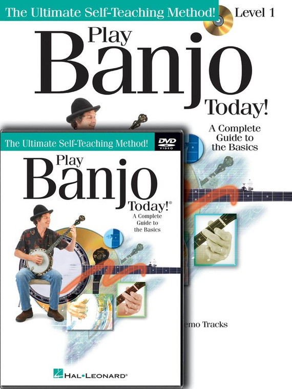 Hal Leonard Play Banjo Today! Beginner's Pack Level 1 Book/Online Audio/Dvd Pack