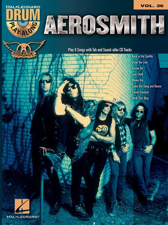 Hal Leonard Aerosmith Drum Play Along Volume 26