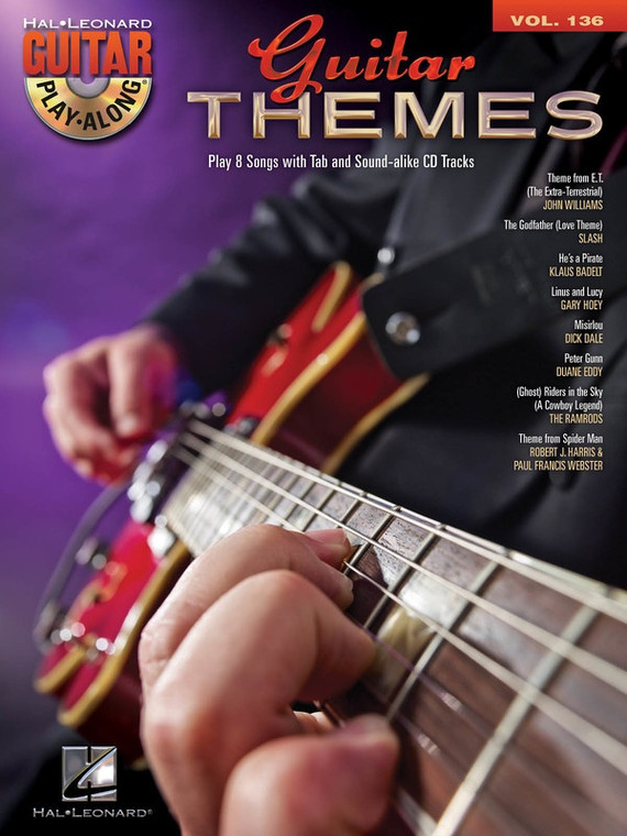 Hal Leonard Guitar Themes Guitar Play Along Volume 136