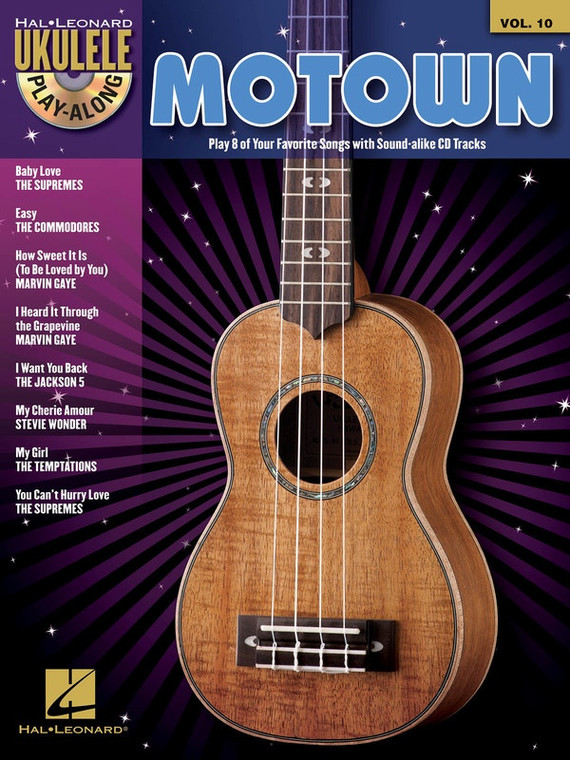 Hal Leonard Motown Ukulele Play Along Volume 10