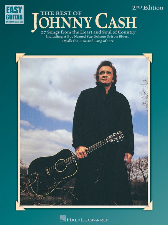 Hal Leonard Best Of Johnny Cash Easy Guitar Notes & Tab 2 Nd Ed