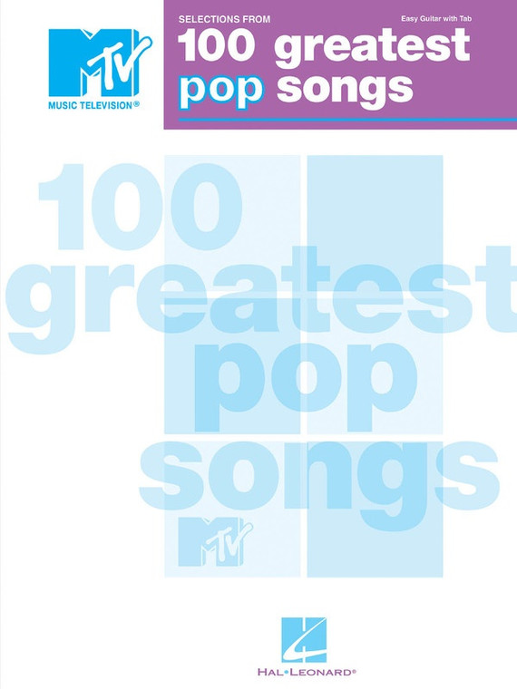 Hal Leonard Selections From Mtv's 100 Greatest Pop Songs Easy Guitar With Notes & Tab