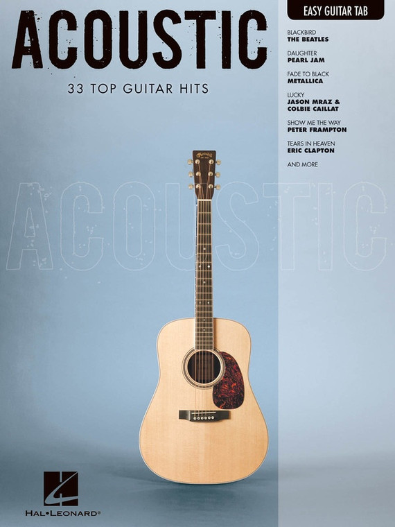 Hal Leonard Acoustic Easy Guitar Easy Guitar Notes & Tab