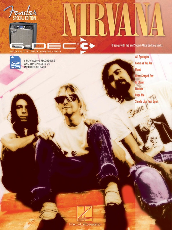 Hal Leonard Nirvana Fender Special Edition G Dec Guitar Play Along Pack