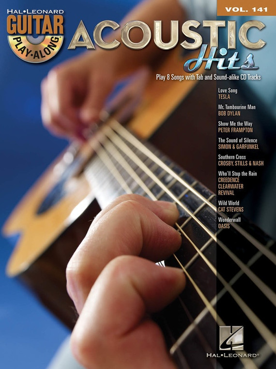 Hal Leonard Acoustic Hits Guitar Play Along Volume 141