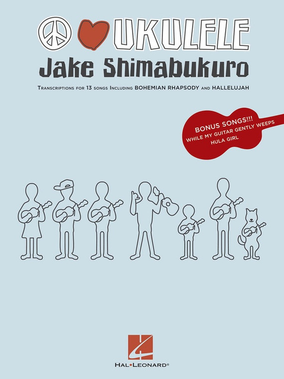 Hal Leonard Jake Shimabukuro Peace Love Ukulele