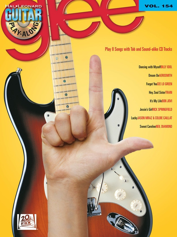 Hal Leonard Glee Guitar Play Along Bk/Cd V154