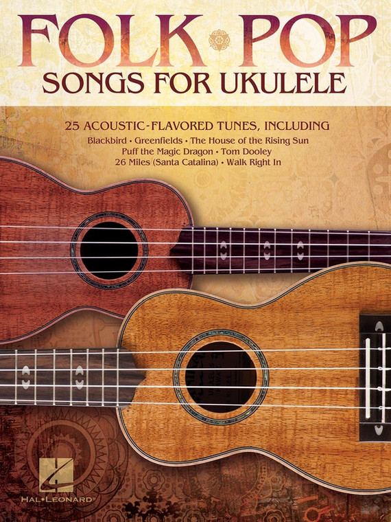 Hal Leonard Folk Pop Songs For Ukulele