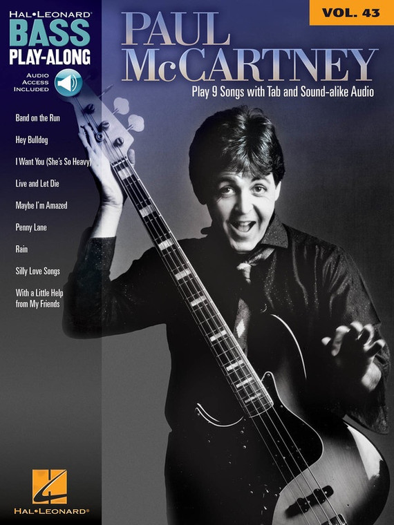 Hal Leonard Paul Mc Cartney Bass Play Along Volume 43