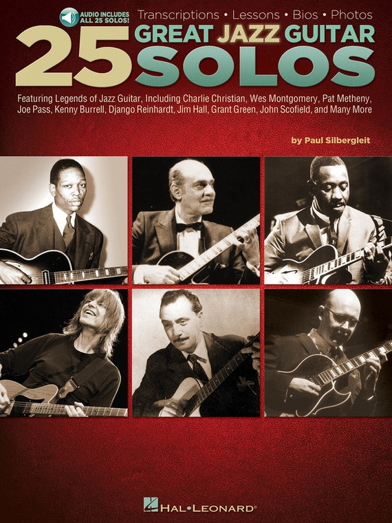 Hal Leonard 25 Great Jazz Guitar Solos Transcriptions · Lessons · Bios · Photos