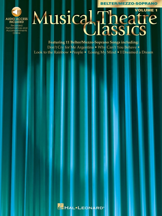 Hal Leonard Musical Theatre Classics Mezzo Soprano/Belter, Volume 1