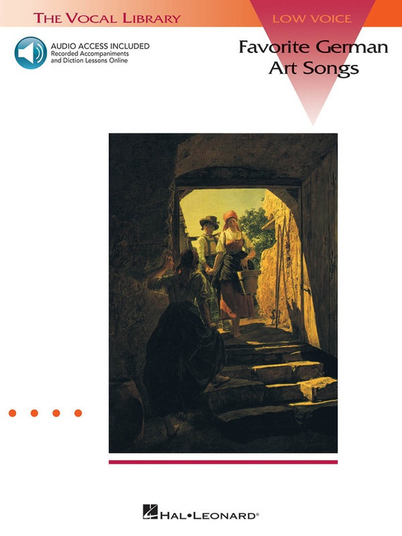 Hal Leonard Favorite German Art Songs Vol. 1 Low Voice Book/Online Audio