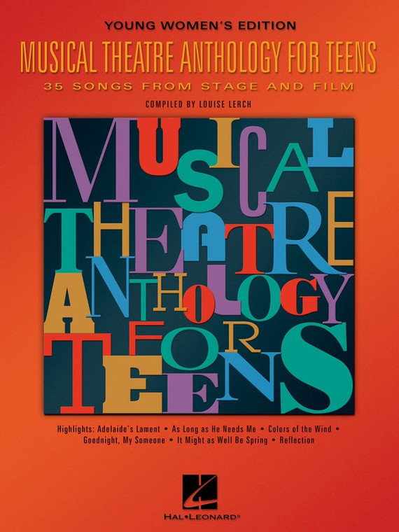 Hal Leonard Musical Theatre Anthology For Teens Womens Edition Young Women's Edition