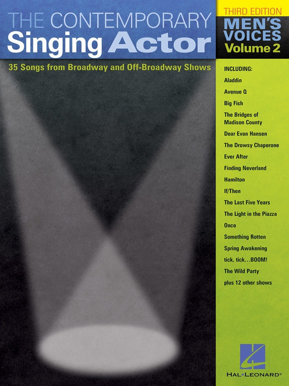 Hal Leonard The Contemporary Singing Actor Revised Men's Edition Volume 2